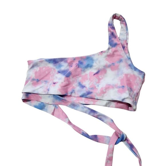 Vikini Top For Women Size Large Tie Dye Color One Shoulder - Picture 5 of 9